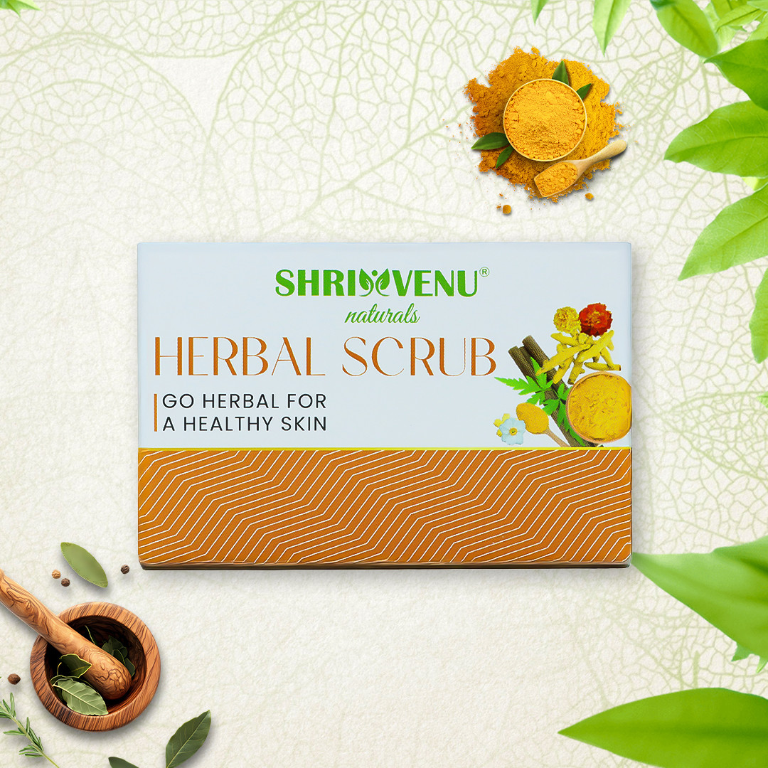 Shrivenu herbal scrub bathing.....